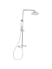 Beliani Wannenarmaturen CATAMARCA in Silber - (W) 23 x (H) 85 x (L) 38 cm