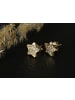 Adeliás Damen Ohrringe – Ohrstecker aus 333 Gold mit Zirkonia in gold