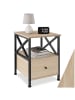 tectake Beistelltisch Falkirk 40x41,5x55,5cm