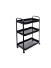 relaxdays Rollwagen in Schwarz – (B)43 x (H)78 x (T)30 cm