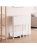 relaxdays Schreibtisch "klappbar" in Weiß - (B)60 x (H)75 x (T)50 cm