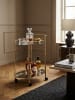 KADIMA DESIGN Design Servierwagen 67x79 cm Mobile Mini Bar, Beistelltisch auf