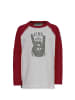 Band of Rascals Longsleeve " King of Rock Raglan " in rot