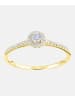 Diamant L'éternel Ring aus 375 Gelbgold mit 0.25 Karat Diamant