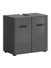 ebuy24 Waschbeckenunterschrank Soft Grau 60 x 34 cm