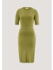 Hessnatur Hessnatur Strick Kleid Regular aus Bio-Baumwolle und Wolle in sommermoos