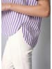 Alba Moda Streifenbluse mit Halbarm in flieder