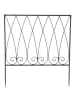 AltoBelli Rankgitter VALE Metall Zaun Antik Braun 50x45 cm