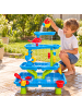 relaxdays Wasserspieltisch "4 Etagen" in Bunt - (B)58 x (H)82 x (T)58 cm