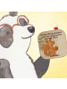 Mr. & Mrs. Panda Untersetzer Eichhörnchen Weihnachten Design mit... in Weiß