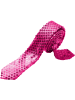 tectake Schmale Unisex-Krawatte in Einheitsgröße, pink