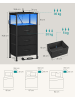 SONGMICS 2er-Set: Nachttisch Bellah in Schwarz - (B)39.6 x (H)75.9 x (T)30 cm