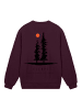 F4NT4STIC Sweatshirt Escape Discover the World Pinetree in maroon
