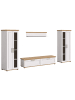 ebuy24 Regalsystem Verona (4-teilig) Weiß 336 x 40 cm