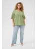 KAFFE curve Bluse kurzarm KCmorine Regular fit in Oil Green