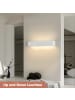 ZMH Wandleuchte in weiß G9 Up and Down Design L 52CM Gips Modern Hallampe
