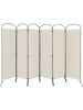 COSTWAY Raumteiler 6 tlg. 188cm in Beige