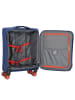 Roncato Crosslite 4 Rollen Kabinentrolley S 55 cm mit Dehnfalte in blu