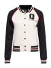 Queen Kerosin Queen Kerosin College Sweatjacke Q in weiß
