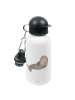 Mr. & Mrs. Panda Kindertrinkflasche Robbe Lachen ohne Spruch in Weiß