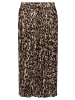 Betty Barclay Plisseerock mit Gummizug in Schwarz/Beige