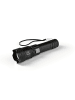 EASYmaxx Taschenlampe wiederaufladbar 3,7V schwarz inkl. USB-Kabel Schwarz