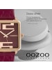 Oozoo Analog-Armbanduhr Oozoo Timepieces rot extra groß (ca. 30x30mm)