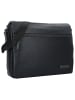 Jost Stockholm Messenger Tasche Leder 38 cm Laptopfach in schwarz