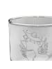 Mr. & Mrs. Panda Whisky Glas Rabe Sombrero ohne Spruch in Transparent