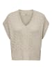 ONLY Strick Pullunder V-Neck Pullover ONLMELODY in Braun-4