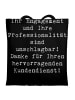 Mr. & Mrs. Panda Tote Bag Spruch Kundendienstmitarbeiter Held mi... in Schwarz