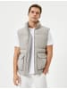 KOTON WESTE ANORAK in Grau