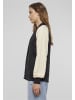 Urban Classics College Jacket in black/whitesand