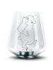 Mr. & Mrs. Panda Teelicht Glas Papa Bär ohne Spruch in Transparent