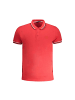 cavalli CLASS Rotes Baumwoll-Polohemd
