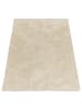 KADIMA DESIGN Hochflor Teppich Shaggy waschbar Unifarben Schlafzimmer in Elfenbein