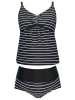 Ulla Popken Tankini in schwarz