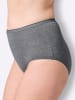 WITT WEIDEN Taillenslip in 2x grau-meliert + 2x anthrazit-meliert