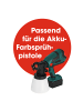 EASYmaxx Farbbehälter 1000ml weiß Akku-Farbpistole  Weiß