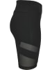 Urban Classics Urban Classics Damen Ladies High Waist Tech Mesh Cycle Shorts in black