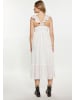 DreiMaster Damen Kleid in Wollweiss