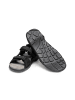 VITAFORM Softnubuk Sandalen in schwarz