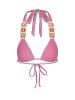 Moda Minx Bikini Top Lumiere Boujee Triangle in Pink