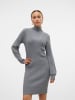 Vero Moda Strickkleid in Medium Grey Melange