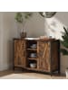 VASAGLE Sideboard Daxton in Braun-Schwarz - (B)35 x (H)70 x (T)100 cm