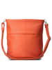 Zwei Mademoiselle M12 - Schultertasche 32 cm (cord-mocca) in papaya