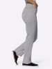 WITT WEIDEN Stretch-Hose in anthrazit-ecru-gemustert