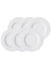 Villeroy & Boch 6er Set Speiseteller Cellini in ø 27 cm in weiß