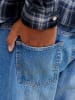 JACK & JONES PLUS Relaxed Fit Jeans in Blue Denim