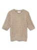 Vero Moda Strickpullover in Natural Melange